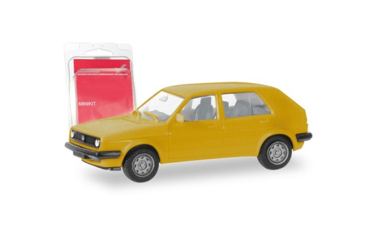 Herpa 012195-008 Herpa MiniKit: VW Golf II 4-türig, verkehrsgelb 1:87