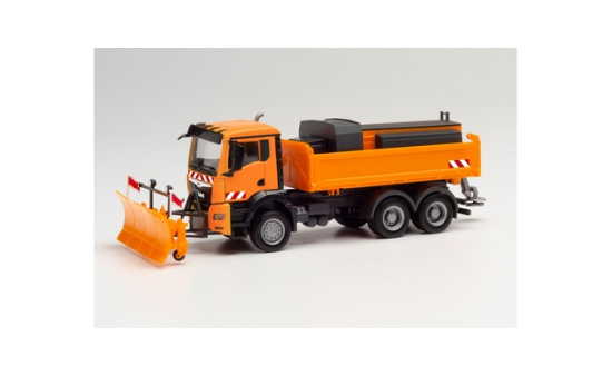 Herpa 312578 MAN TGS NN Winterdienst-LKW, kommunalorange - Vorbestellung 1:87