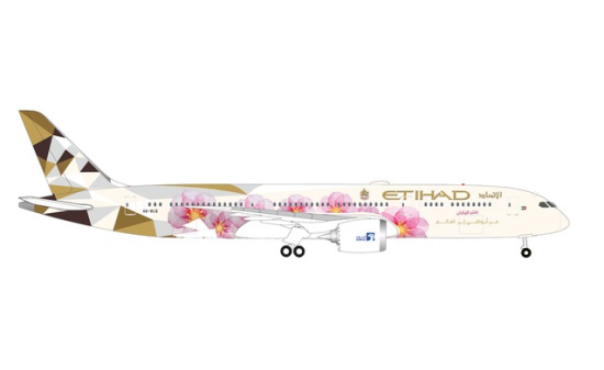 Herpa 534611 Etihad Airways Boeing 787-9 Dreamliner A6-BLS 