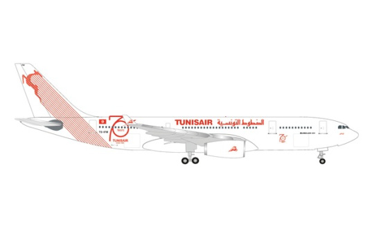 Herpa 534659 Tunisair Airbus A330-200 TS-IFM 