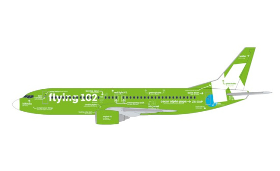 Herpa 613026 Kulula Boeing 737-400 ZS-OAP 