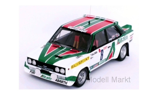 Trofeu RRCA01 Fiat 131 Abarth, No.8,  Alitalia, Rallye WM, Criterium Molson du Quebec, T.Salonen/J.Markkula, 1977 1:43