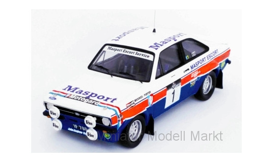 Trofeu RRNZ05 Ford Escort MK II RS 1800, No.1, Masport, Rallye WM, Rallye New Zealand, R.Brookes/C.Porter, 1978 1:43