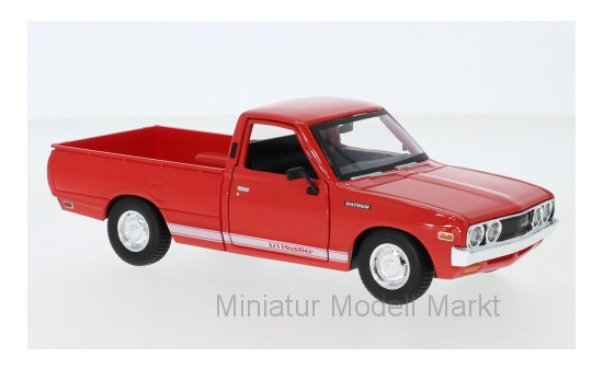 Maisto 31522RED Datsun 620 Pick Up, rot/Dekor, 1973 1:24