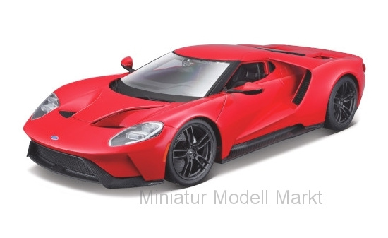 Maisto 31384RED Ford GT, rot, 2017 1:18