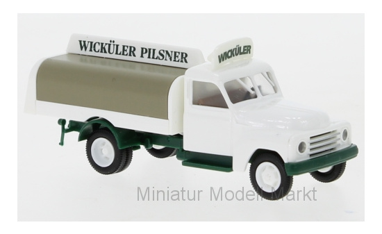 Brekina 37145 Hanomag L 28 Getränkeaufbau, Wicküler Pilsener, 1950 1:87