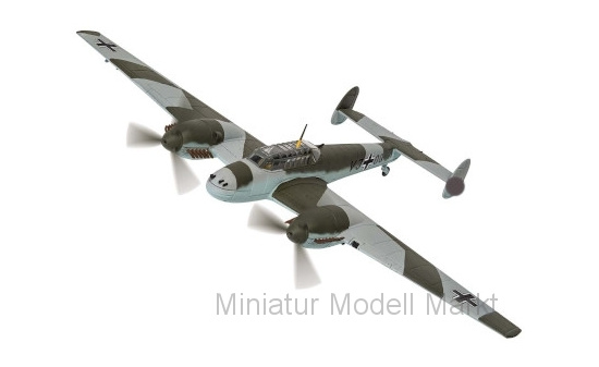Corgi AA38509 Messerschmitt Bf110D, VJ+OQ, Rudolf Hess, Eaglesham, Schottland, Mai, 1941 1:72