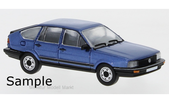 PCX87 PCX870079 VW Passat B2, metallic-blau, 1985 1:87