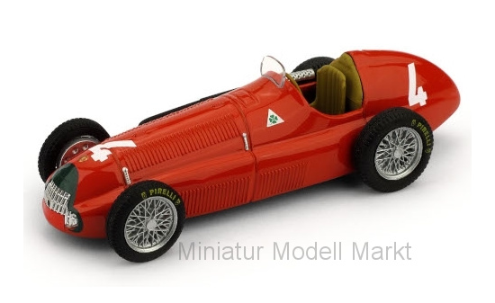 Brumm R036E Alfa Romeo 158, No.4, Formel 1, GP Großbritannien, R.Parnell, 1950 1:43