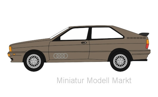 Oxford 76AQ003 Audi quattro, metallic-beige, RHD 1:76