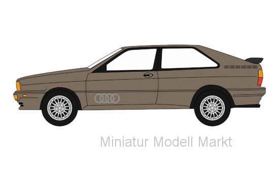 Oxford OXF76AQ003 Audi quattro - beige (Metallic) 1:76