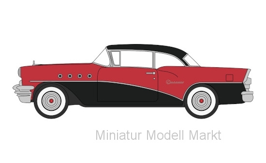 Oxford 76WB002 Buick Century, rot/schwarz, 1955 - Vorbestellung 1:87