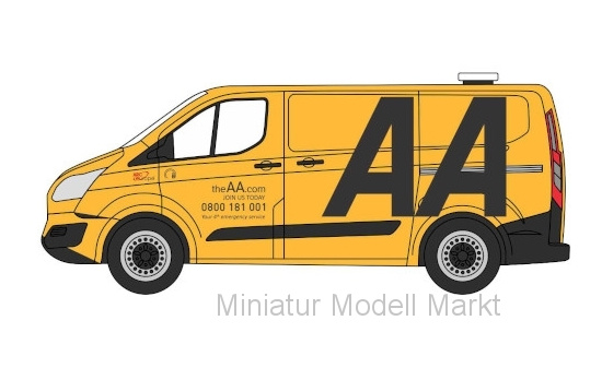 Oxford OXF76CUS001 Ford Transit Custom - AA 1:76