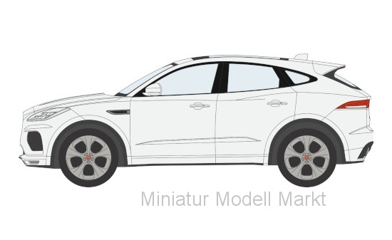 Oxford OXF76JEP002 Jaguar E Pace - weiss 1:76