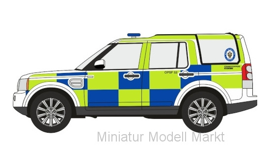 Oxford 76DIS006 Land Rover Disocvery 4, RHD, West Midlands Police - Vorbestellung 1:76