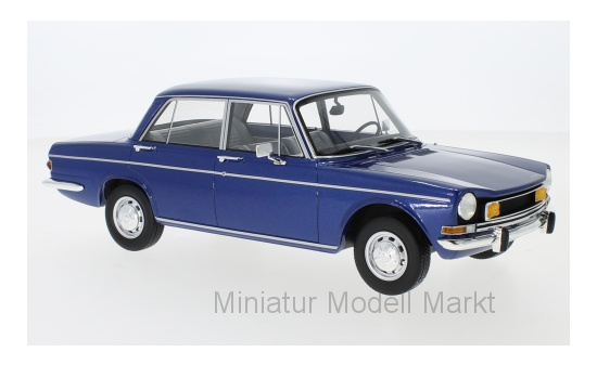 BoS-Models 392 Simca 1501 Special, metallic-blau, mit gelben Nebellampen, 1974 1:18