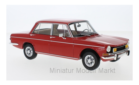 BoS-Models 383 Simca 1501 Special, rot, mit gelben Nebellampen, 1970 1:18