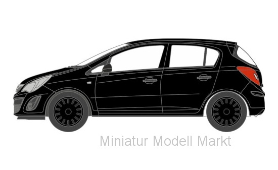 Oxford 76VC004 Vauxhall Corsa, schwarz, RHD, 5-Türer - Vorbestellung 1:76