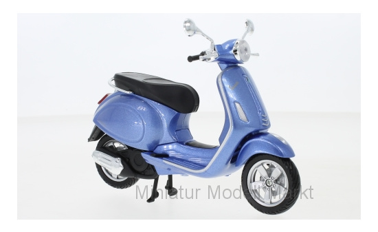 Maisto 32721BLUE Vespa Primavera 150, metallic-blau 1:12