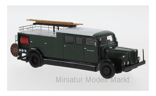 BoS-Models 87576 Büssing NAG 500 KS 25, dunkelgrün, Feuerschutzpolizei, 1939 1:87