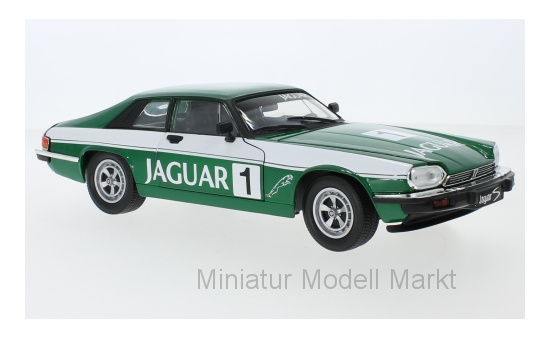 Lucky Die Cast 92658RACING-GREEN Jaguar XJS, metallic-dunkelgrün/Dekor, No.1, Jaguar, 1975 1:18