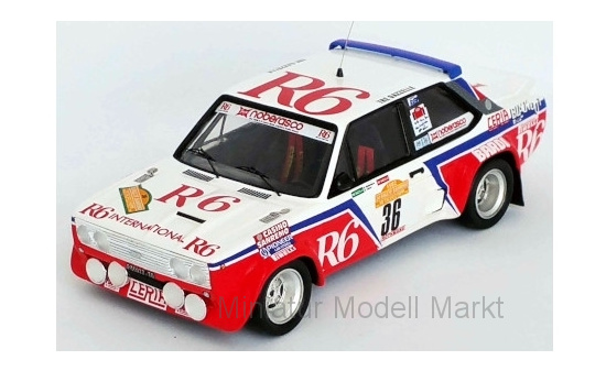 Trofeu RRIT09 Fiat 131 Abarth, No.36, R6, Rallye WM, Rally San Remo, G.Noberasco/D.Cianci, 1982 1:43