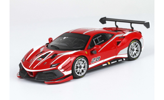 BBR BBRC237 Ferrari 488 Challenge 2020 - Rosso Corsa 322 1:43