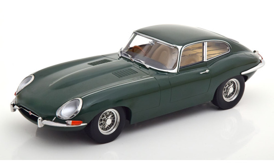 KK-Scale KKS180433 Jaguar E-Type Coupe Series 1 RHD - dunkelgrün - 1961 1:18