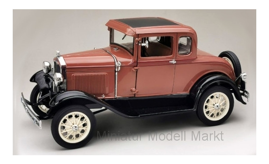 Sun Star 6138 Ford Model A Coupe, braun/schwarz, 1931 1:18