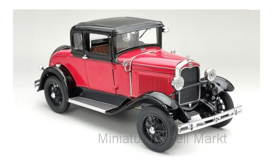 Sun Star 6137 Ford Model A Coupe, rot/schwarz, 1931 1:18