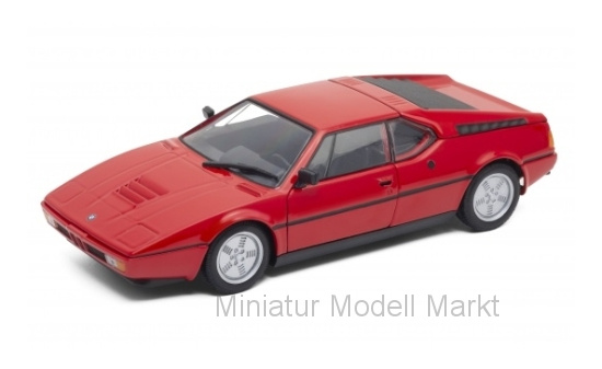 Welly 24098RED BMW M1, rot, 1978 1:24