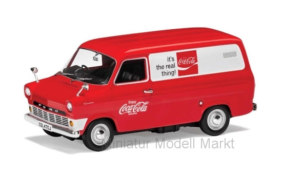 Corgi CC02725 Ford Transit MK I, rot/weiss, Coca Cola, 1970 1:43