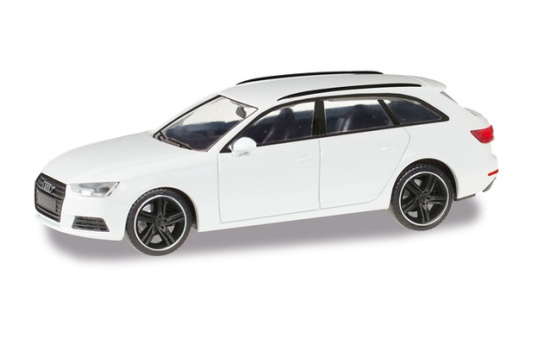 Herpa 420884 Audi A4 Avant Black Edition, alpinweiss - Vorbestellung 1:87