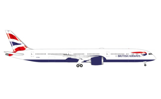 Herpa 534802 British Airways Boeing 787-10 Dreamliner G-ZBLA 1:500