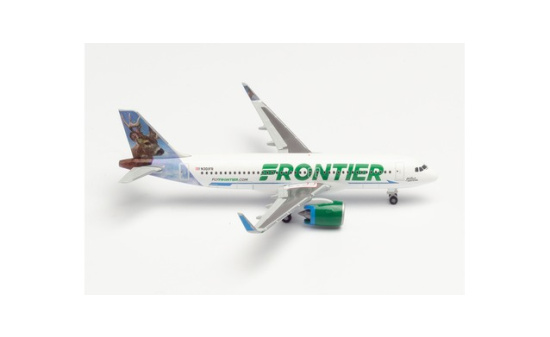 Herpa 534833 Frontier Airlines Airbus A320neo - N301FR 