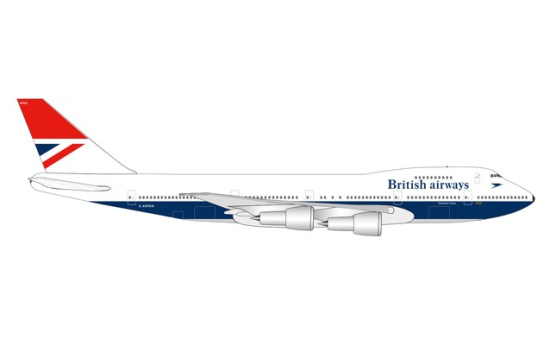 Herpa 534857 British Airways Boeing 747-100 