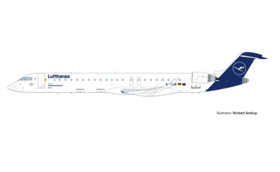 Herpa 613095 Lufthansa (Regional) Bombardier CRJ-900 D-ACNR 