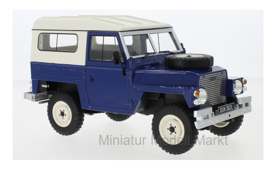 BoS-Models 382 Land Rover Lightweight Series III, dunkelblau, RHD, Hard Top, 1973 1:18