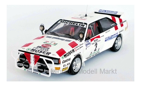 Trofeu RRCI01 Audi quattro, No.2, Rally Bandama, W.Wiedner/F.Zehetner, 1986 1:43