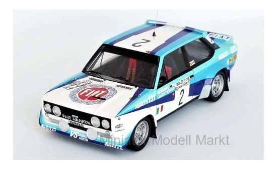 Trofeu RRAR02 Fiat 131 Abarth, No.2, VS Olio Fiat, Rally Argentinien, W.Röhrl/C.Geistdörfer, 1980 1:43