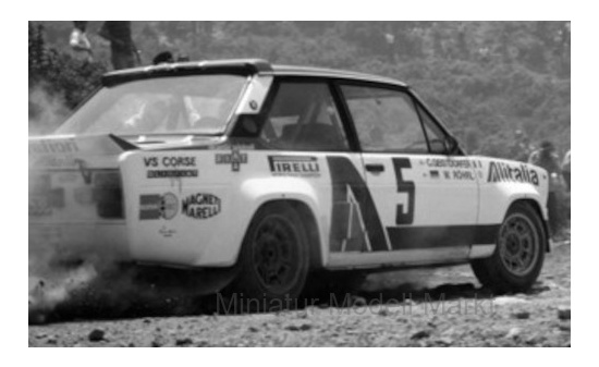 IXO 24RAL003A Fiat 131 Abarth, No.5, Alitalia, Rallye WM, Rally Acropolis, W.Röhrl/C.Geistdörfer, 1978 1:24