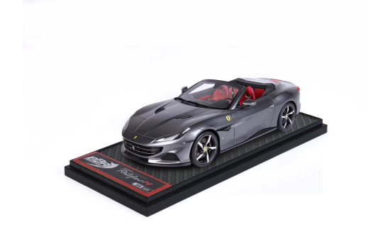 BBR BBRC243A Ferrari Portofino M spider version - Grigio Titanio metal. 1:43