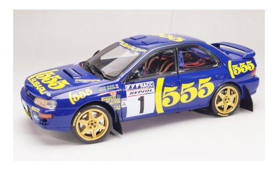 Sun Star SUN5516 Subaru Impreza 555 - Rally Catalunya - C.McRae - D.Ringer - Vorbestellung 1:18