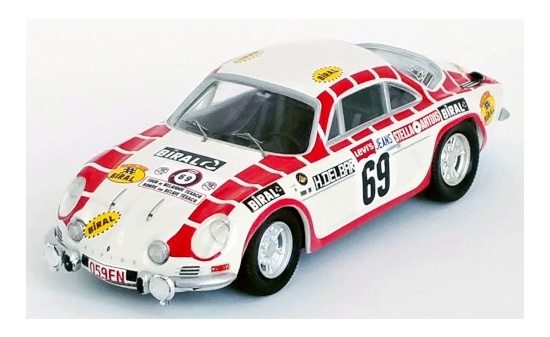 Trofeu RRBE23 Alpine Renault A110, No.69, Biral Racing Team, Tour de Belgique, H.Delbar/C.Collaer, 1971 1:43