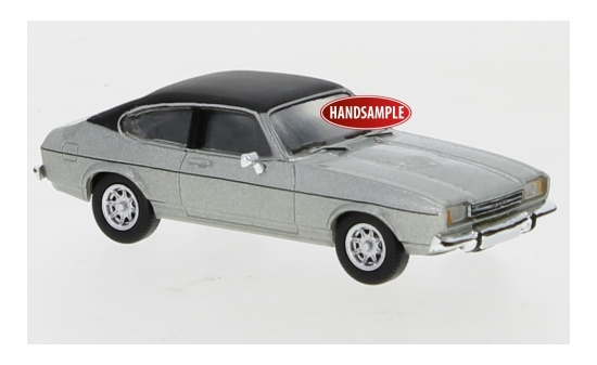 PCX87 PCX870068 Ford Capri MK II, silber/matt-schwarz, 1974 1:87