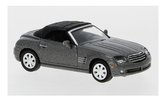 Ricko 38398 Chrysler Crossfire Roadster, metallic-dunkelgrau, Verdeck geschlossen 1:87