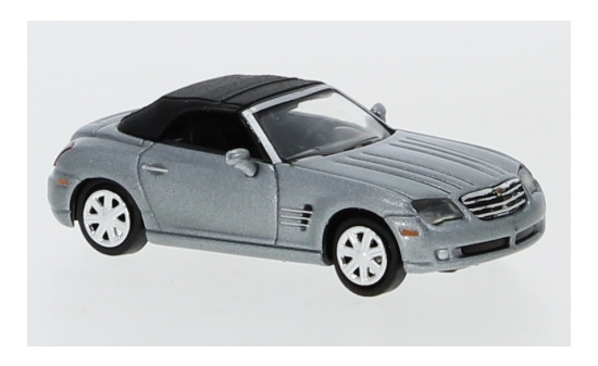 Ricko 38498 Chrysler Crossfire Roadster, metallic-grau, Verdeck geschlossen 1:87