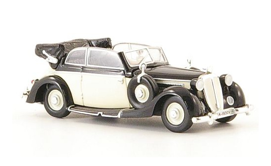 Ricko 38652 Horch 930V Cabriolet, weiss/schwarz, 1939 1:87