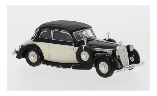 Ricko 38680 Horch 930V Cabriolet, weiss/schwarz, Verdeck geschlossen, 1939 1:87