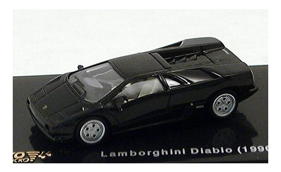 Ricko 38301 Lamborghini Diablo, schwarz, 1990 1:87